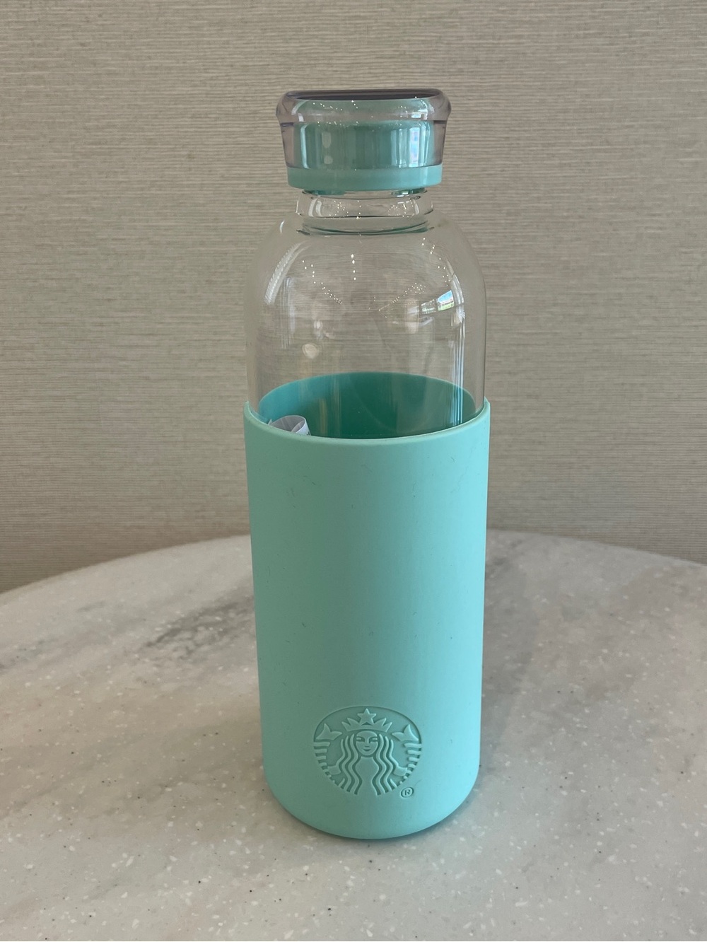 Starbucks Road Trip Collection Glass Water Bottle With Silicone Sleeve 24 OZ NEW